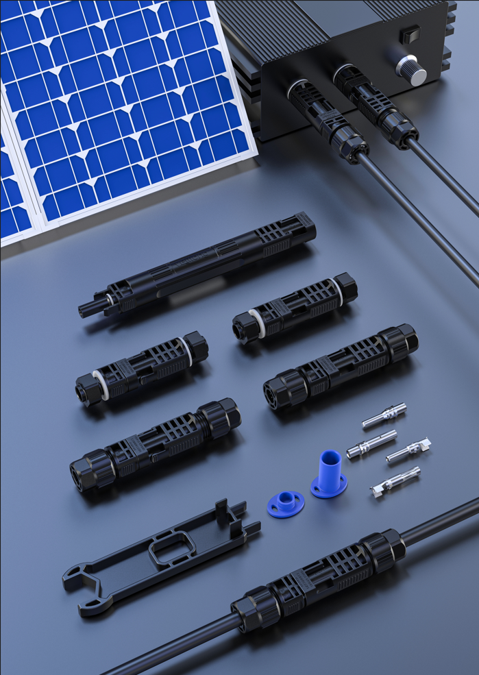 Different types of MC4 connectors and applications