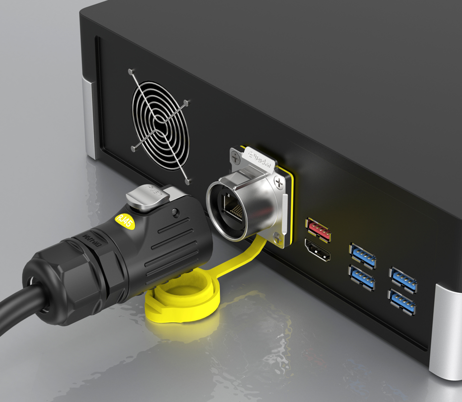 Industrial ethernet waterproof connectors RJ45