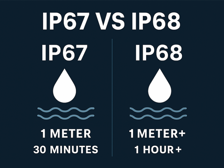 IP67 VS IP68